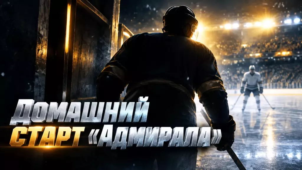 Хоккейная иллюстрация к новости: «Адмирал» откроет домашний сезон матчем с московским «Динамо»