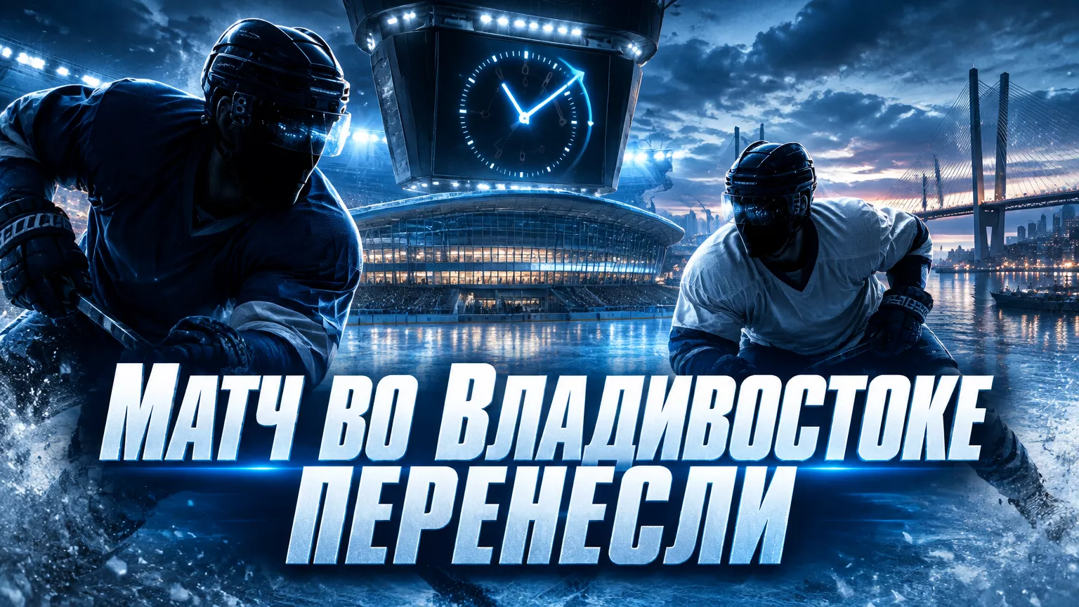 Хоккейная иллюстрация к новости: КХЛ перенесла начало матча «Адмирал» — «Нефтехимик» на 30 минут