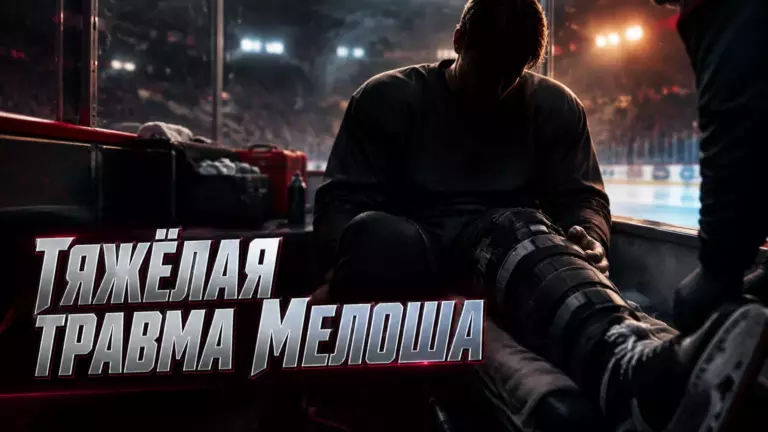 Хоккейная иллюстрация к новости: У Николаса Мелоша диагностированы перелом и разрыв связок