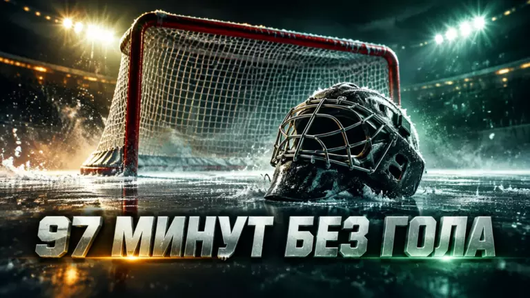 Хоккейная иллюстрация к новости: Семён Вязовой довёл сухую серию в КХЛ до 97 минут и 3 секунд