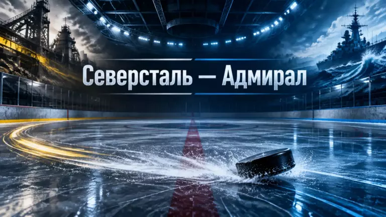 Хоккейная иллюстрация к новости: «Северсталь» примет «Адмирал» после трёх побед подряд
