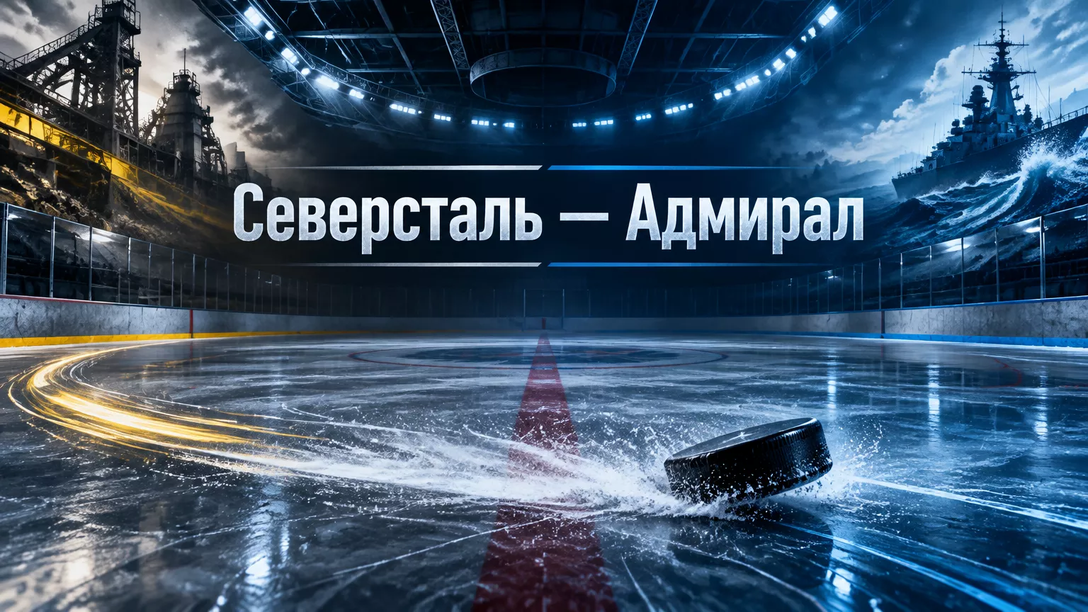 Хоккейная иллюстрация к новости: «Северсталь» примет «Адмирал» после трёх побед подряд