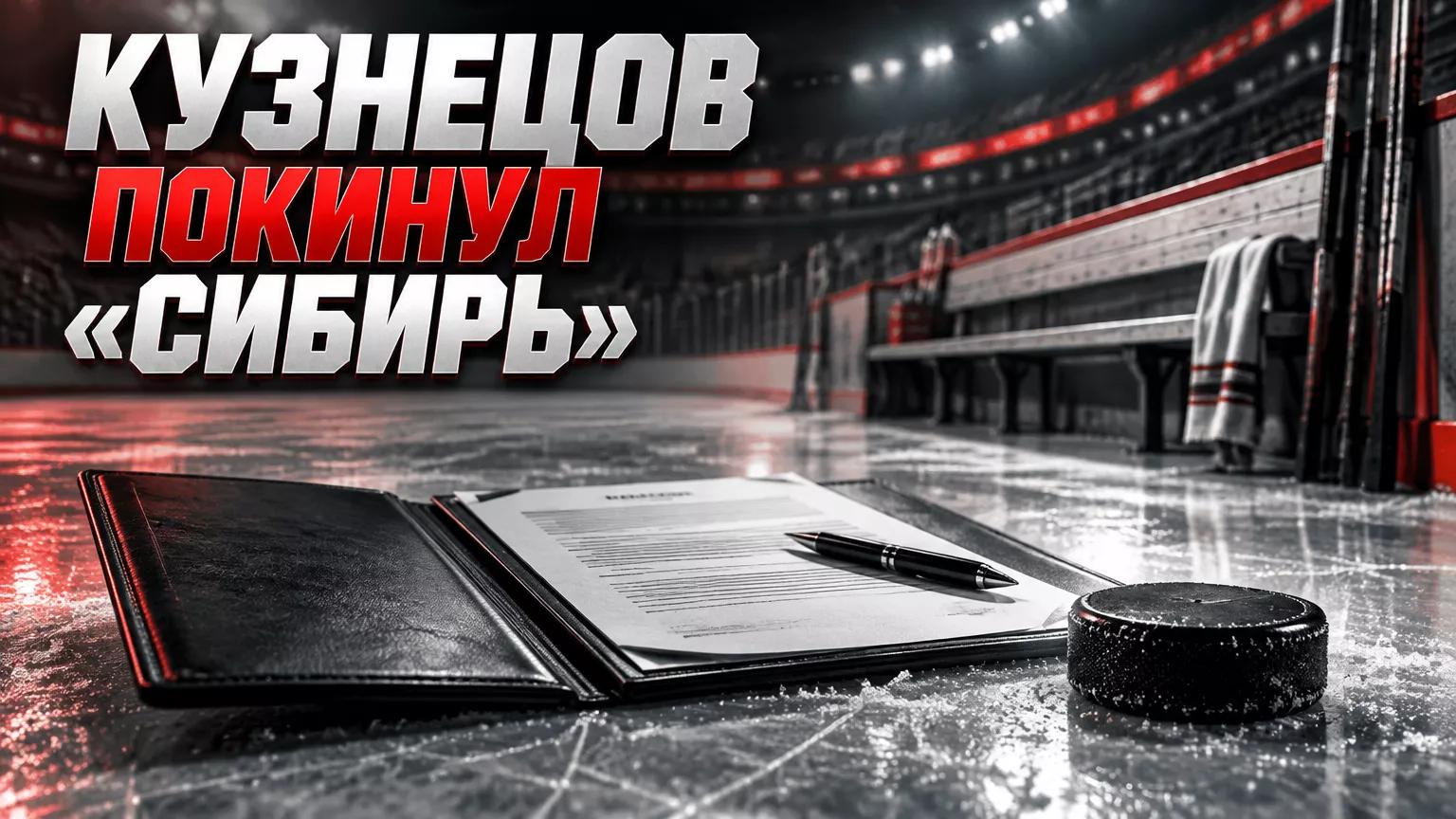 Хоккейная иллюстрация к новости: «Сибирь» расторгла контракт с Евгением Кузнецовым по соглашению сторон