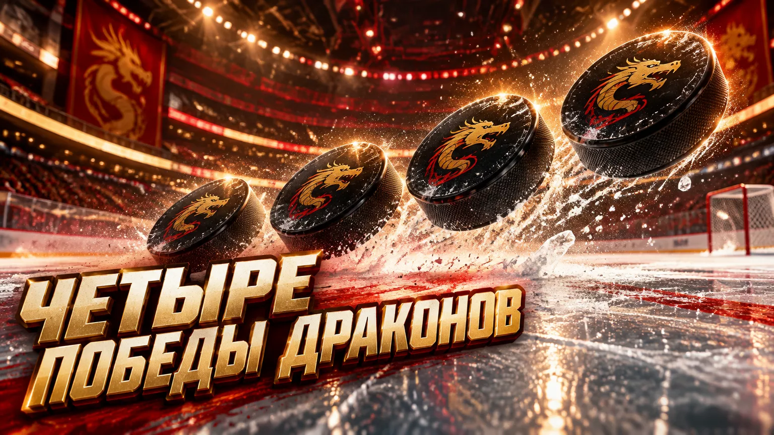 Хоккейная иллюстрация к новости: «Шанхайские Драконы» выиграли четыре матча подряд в КХЛ
