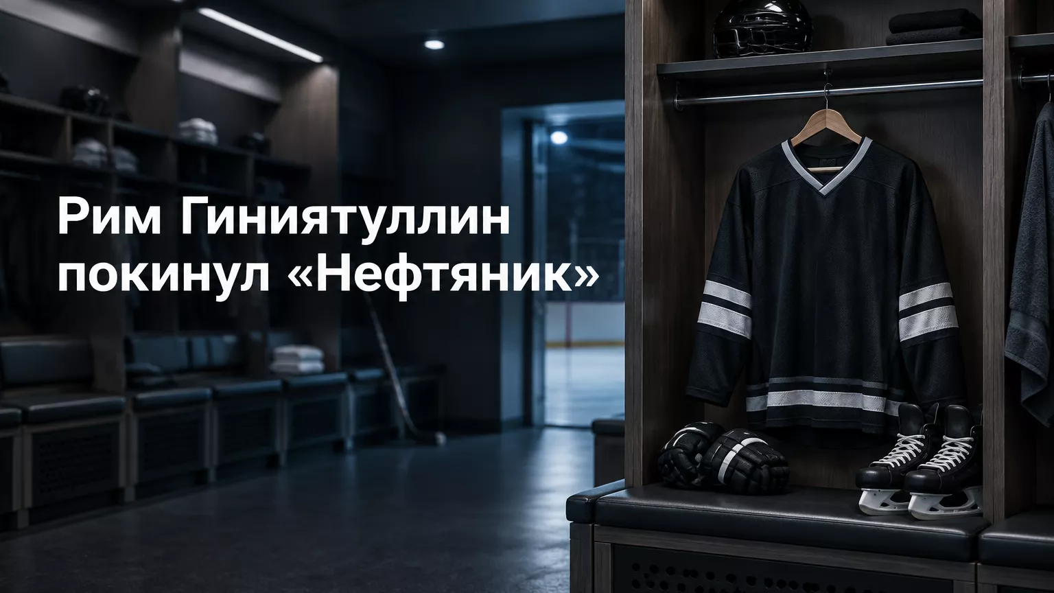 Хоккейная иллюстрация к новости: Рим Гиниятуллин покинул «Нефтяник» по собственной инициативе