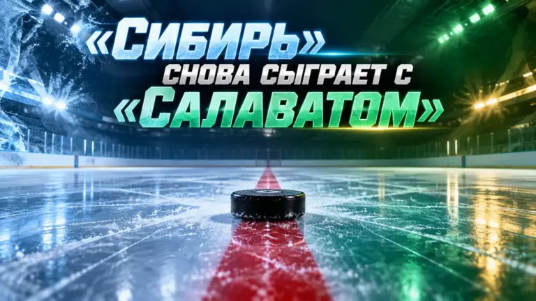 Хоккейная иллюстрация к новости: «Сибирь» попробует второй раз за неделю обыграть «Салават Юлаев»