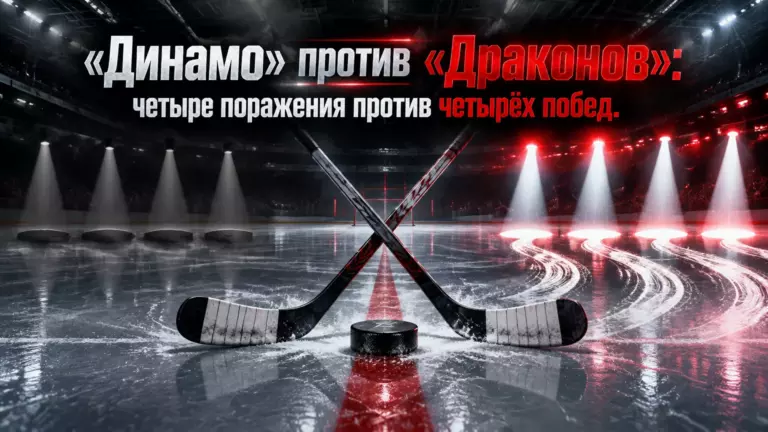 Хоккейная иллюстрация к новости: Московское «Динамо» попробует прервать серию из четырёх поражений в матче с «Шанхайскими Драконами»