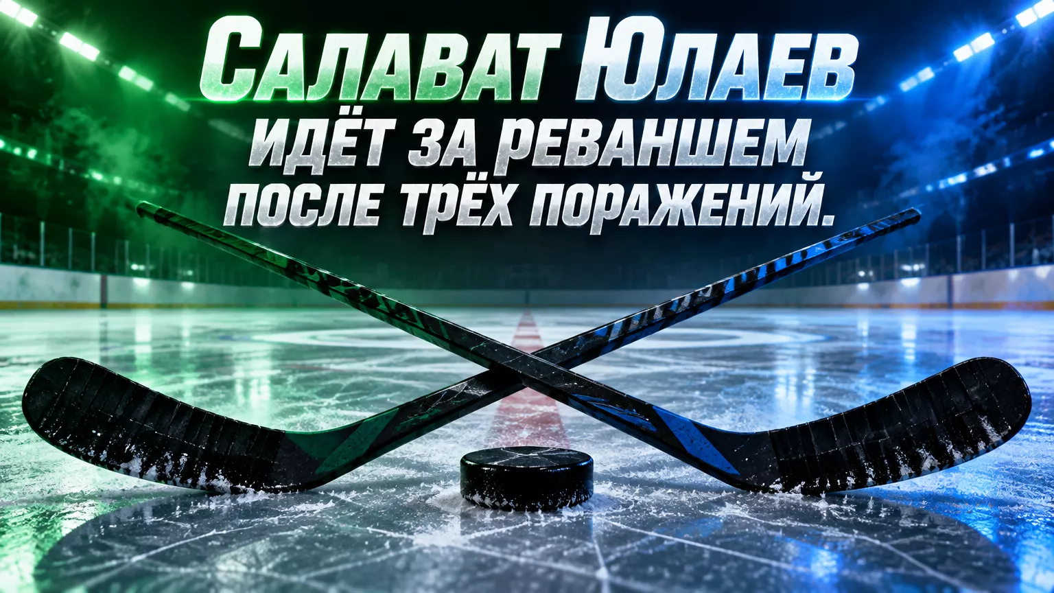 Хоккейная иллюстрация к новости: «Салават Юлаев» попробует взять реванш у «Сибири» после трёх поражений подряд