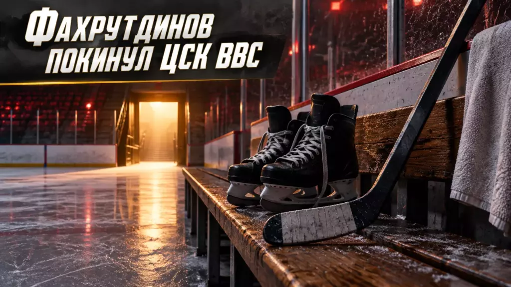 Хоккейная иллюстрация к новости: Ринэль Фахрутдинов покинул ЦСК ВВС после пяти матчей в сезоне