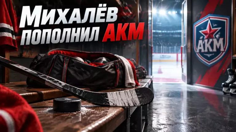 Хоккейная иллюстрация к новости: Владимир Михалёв пополнил АКМ после ухода из «Металлурга»
