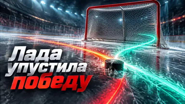 Хоккейная иллюстрация к новости: «Лада» упустила победу над «Адмиралом» и потерпела девятое поражение подряд