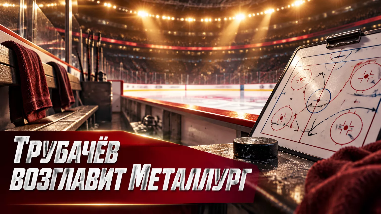 Хоккейная иллюстрация к новости: Юрий Трубачёв назначен и. о. главного тренера «Металлурга» перед матчем с «Салаватом»