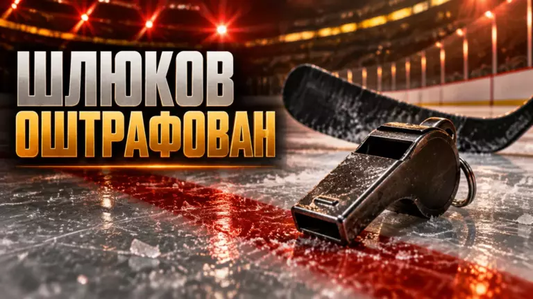 Хоккейная иллюстрация к новости: МХЛ оштрафовала Арсения Шлюкова за подножку в матче с «Динамо-Шинником»