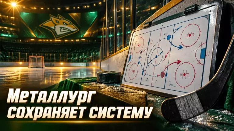 Хоккейная иллюстрация к новости: Орехов: «Металлург» сохраняет игровую систему при Шафранове