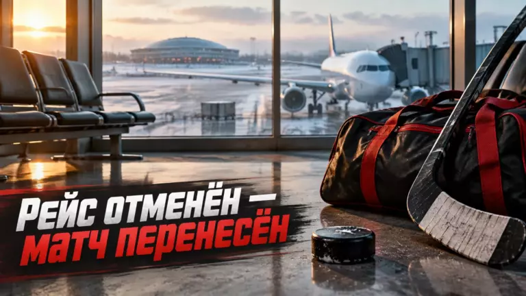 Хоккейная иллюстрация к новости: МХЛ перенесла матч «Красноярских Рысей» с «Реактором» из-за отмены авиарейса